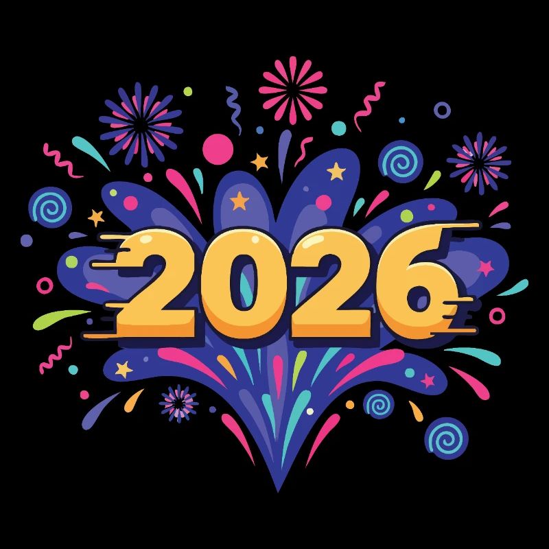 2026 Feuerwerksfeier Silvesterabend