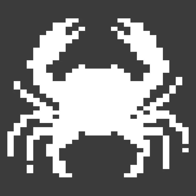 Conception du crabe pixel