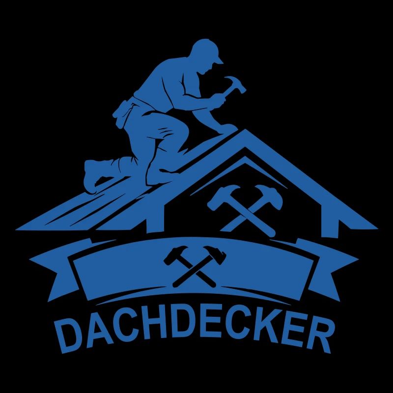 Roofer Work Silhouette