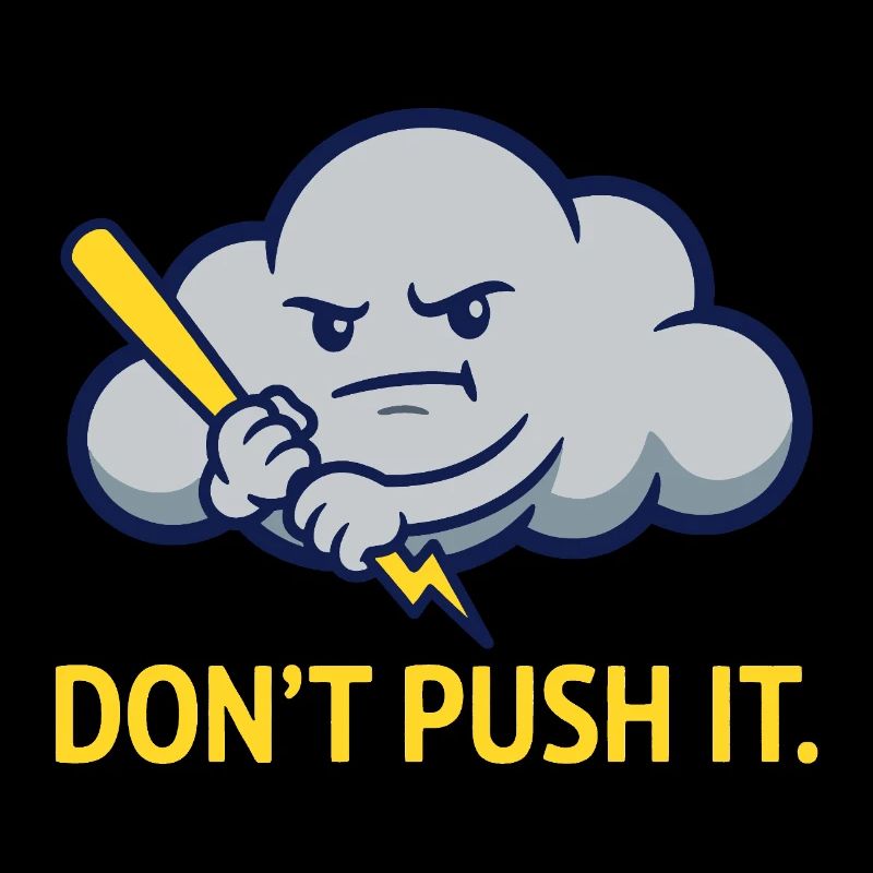 The Grumpy Storm Cloud Warning