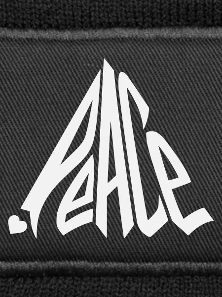 Peace Graffiti Heart Lettering