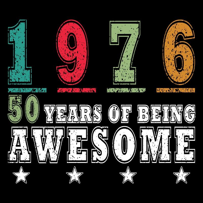 Limited edition 1976 - 50. Geburtstag Geschenk