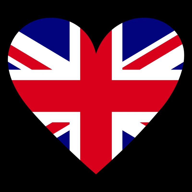 Heart Flag Great Britain