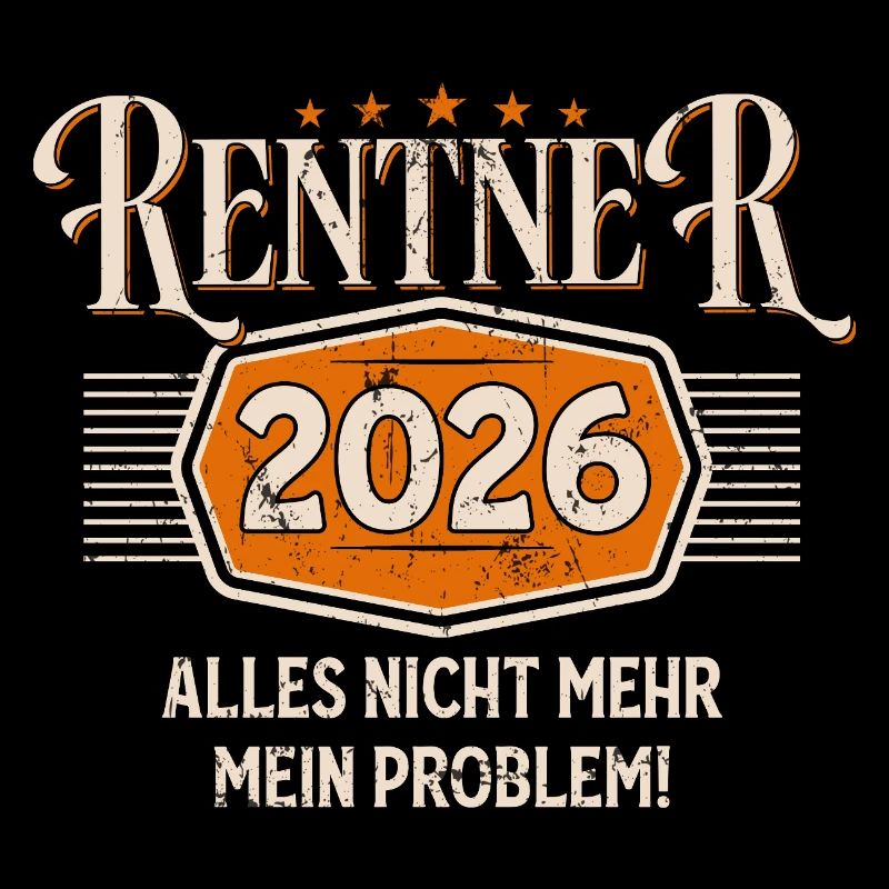 Rentner 2026 Geschenk Mann Rente Ruhestand Lustig