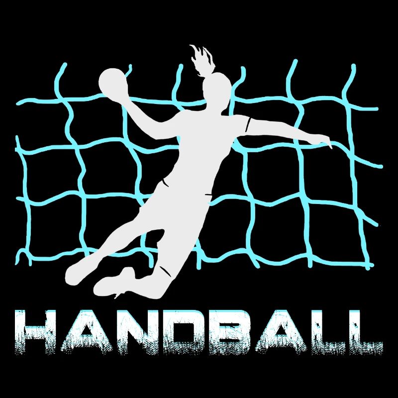 Handball-Torhüter Sprung