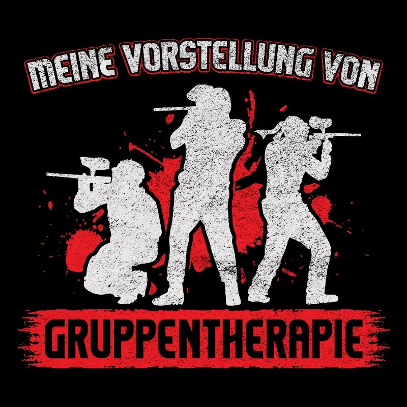 Gruppentherapie Paintball