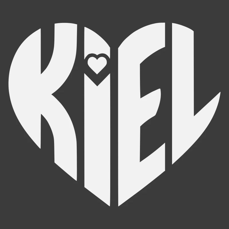 Kiel Heart Typography