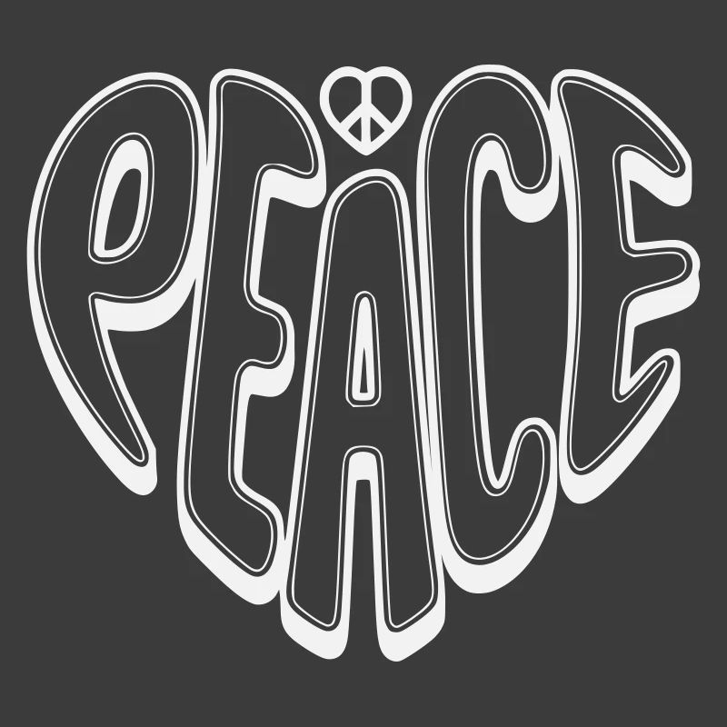 Peace Graffiti mit Peacezeichen 