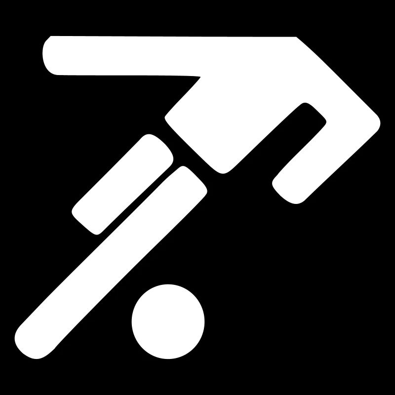 Fußball Logo ohne Kopf