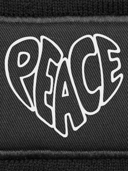 Peace Bubble Font Graphic