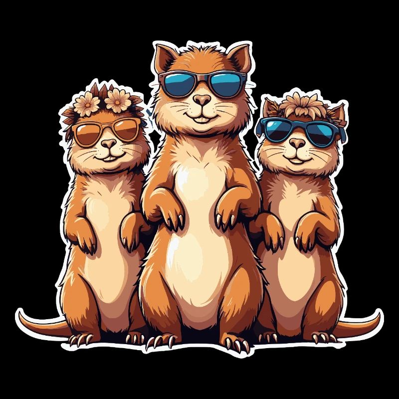 Trio de lunettes de soleil