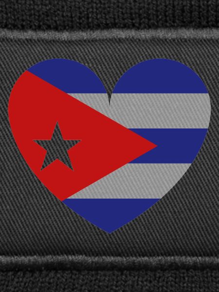 Heart Cuba Flag