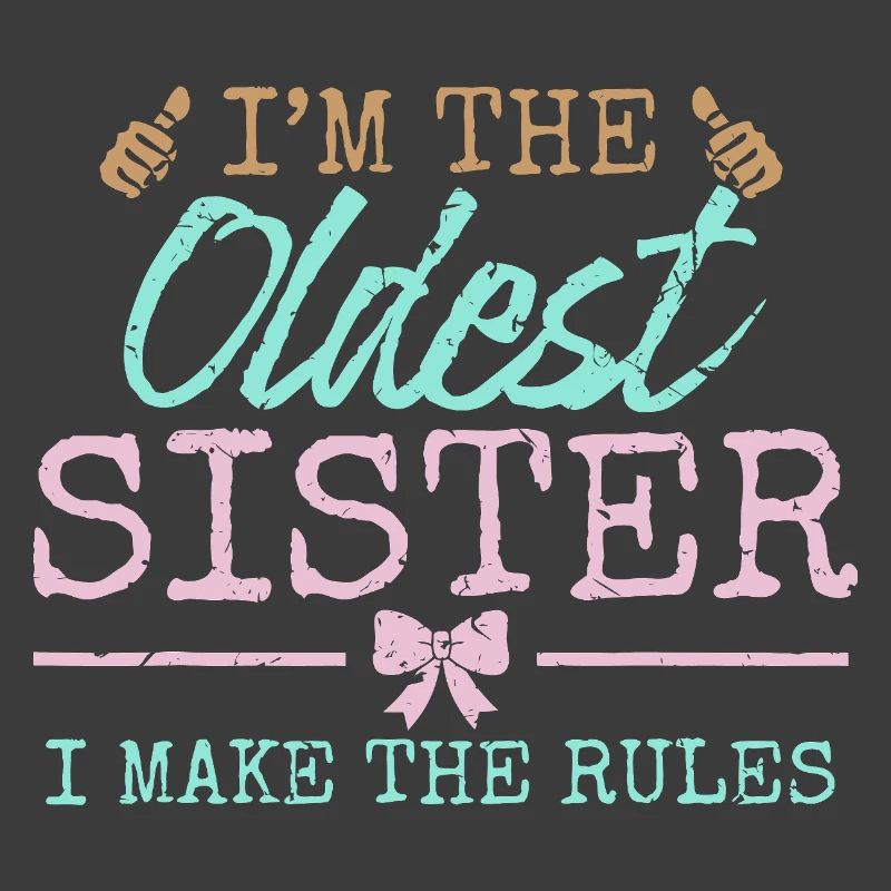 Älteste Schwester regelt Grafik-Tee