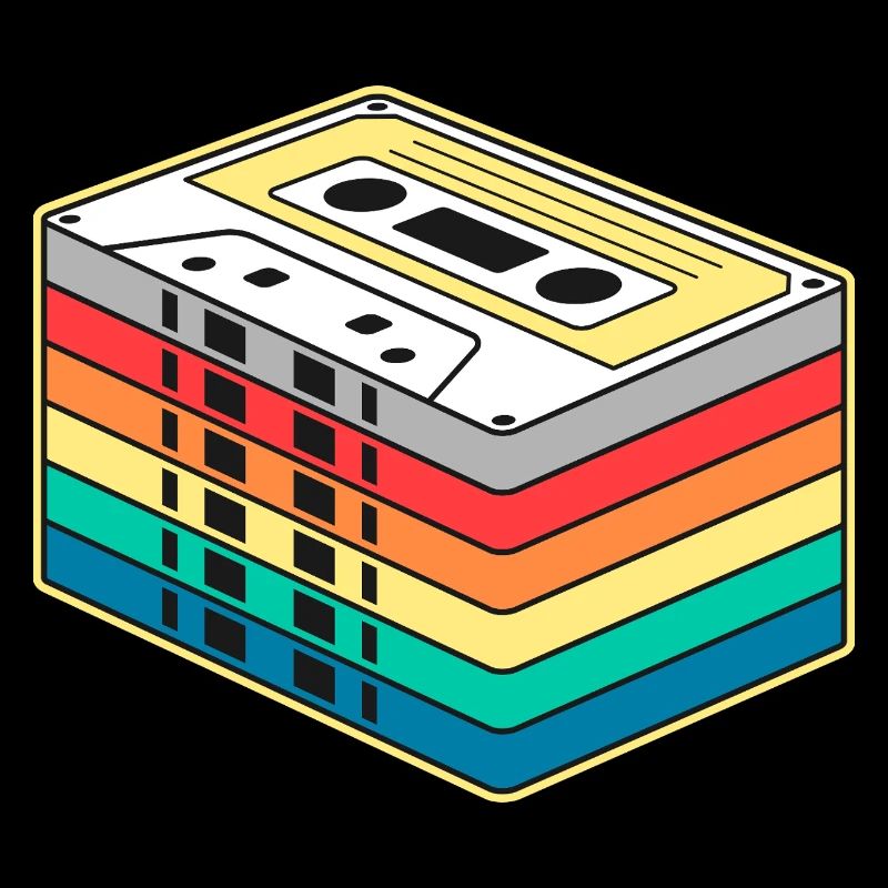Vibrant Rainbow Kassette