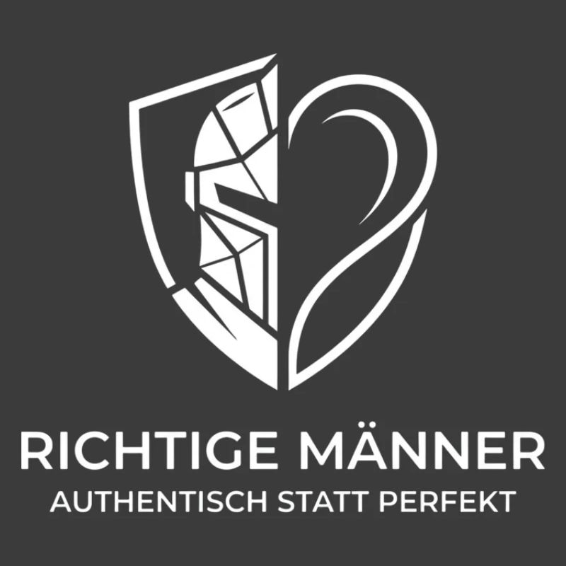 Authentische Männer Shield