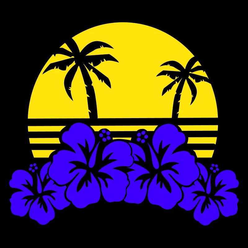 Tropical Evening Sun Hibiscus