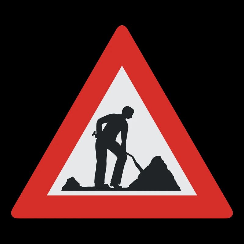 Men at Work Warnung