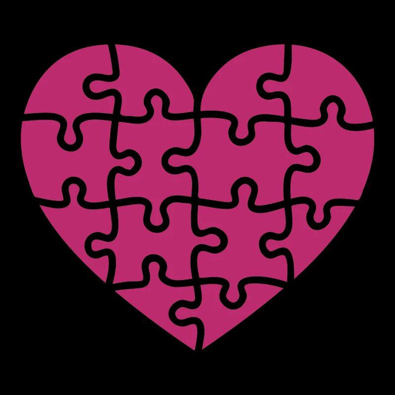 puzzle herz