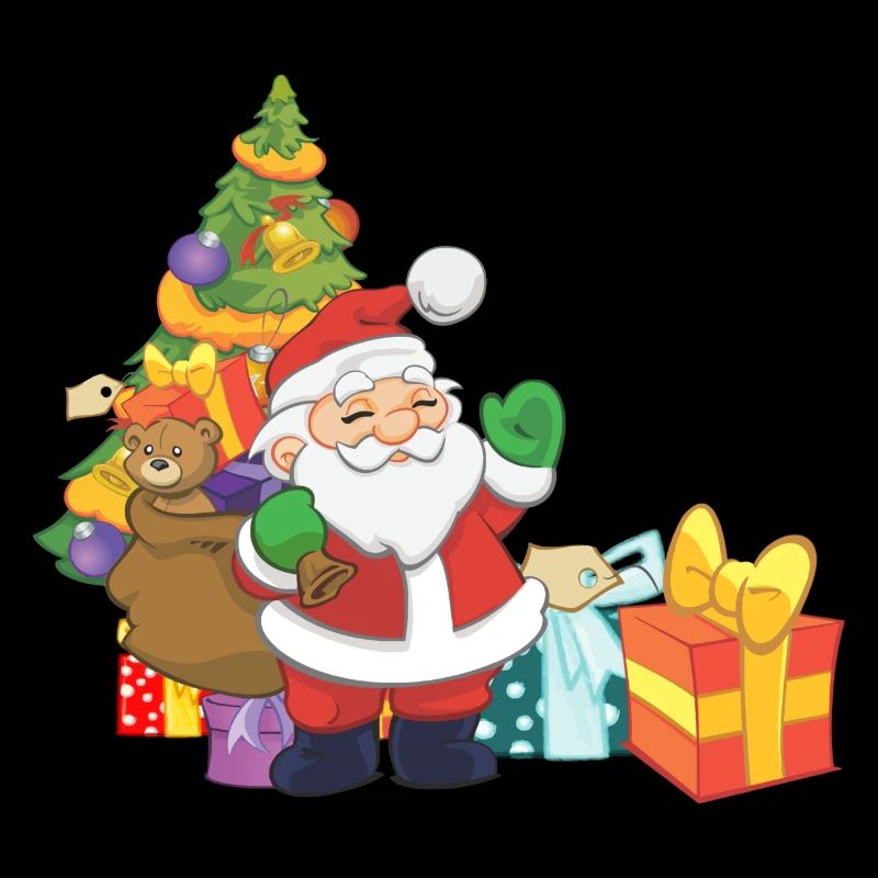 Weihnachtsmann mit Geschenke