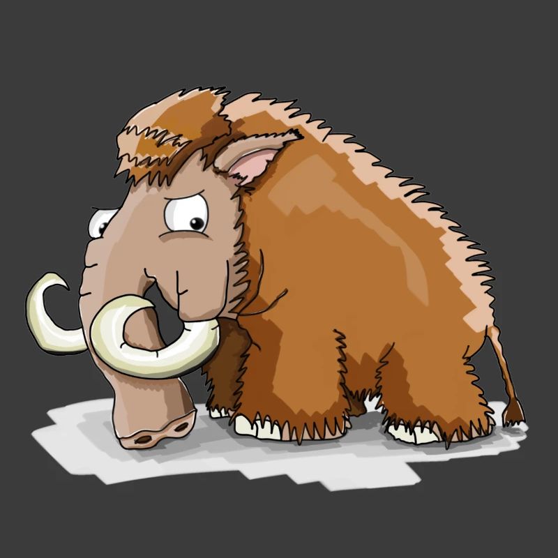 Grumpy Mammut! Geschenk Idee