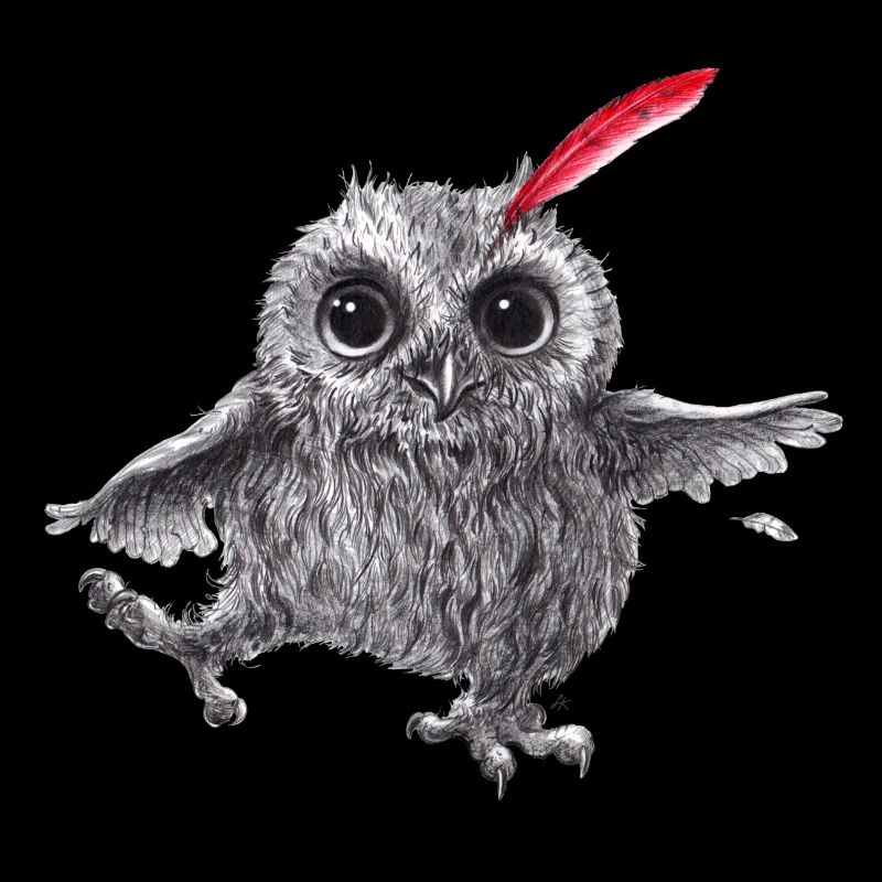 Chief Red - Glückliche Eule