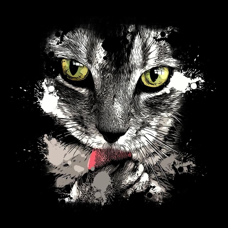 Cooles Katzen Shirt