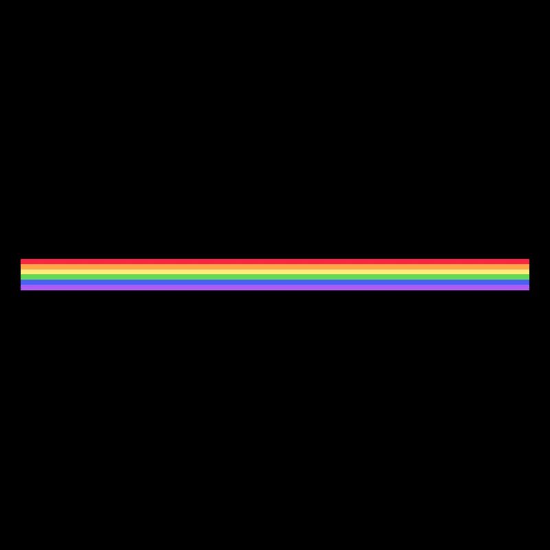Regenbogen Pride Streifen LGBTQIA+