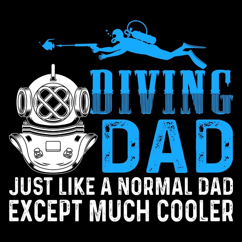 Diver Diving Dad Father