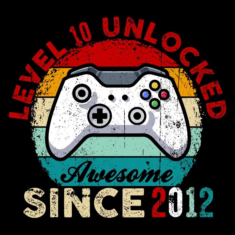 Levelfreigeschalteter Retro-Controller-Stolz