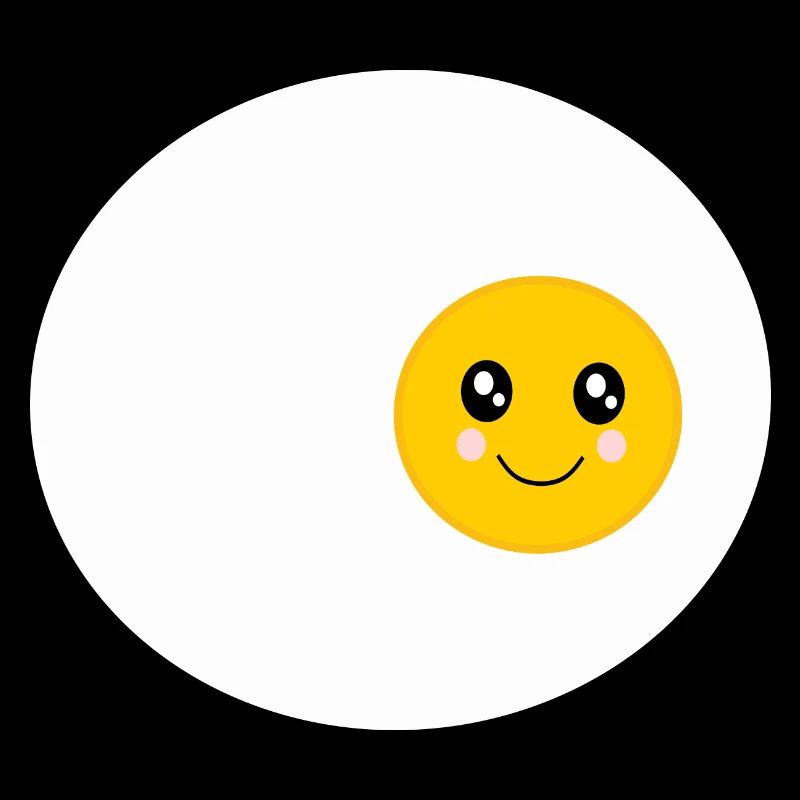 Kawaii Fried Egg Egg Eggs Costume Kawaii Sticker