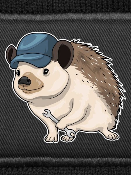 Igel Mechaniker Schraubenschlüssel Werkstatt