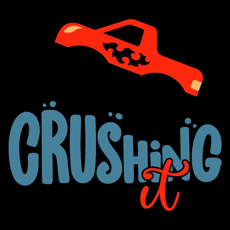 Crushing It Hotrod Grafik