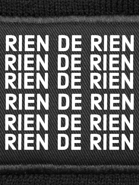 rien de rien