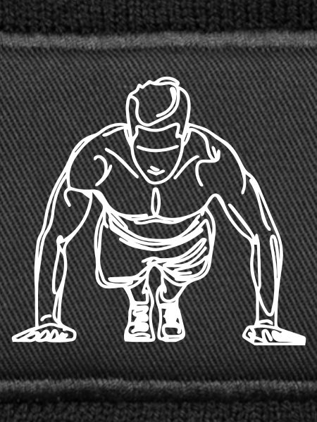 Bodybuilder Skizze