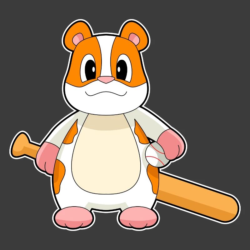 Hamster Baseball Batte de Baseball
