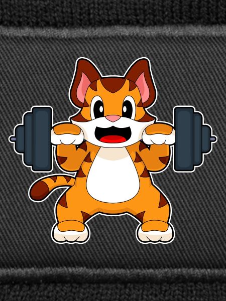 Tiger Bodybuilder Barbell Bodybuilding
