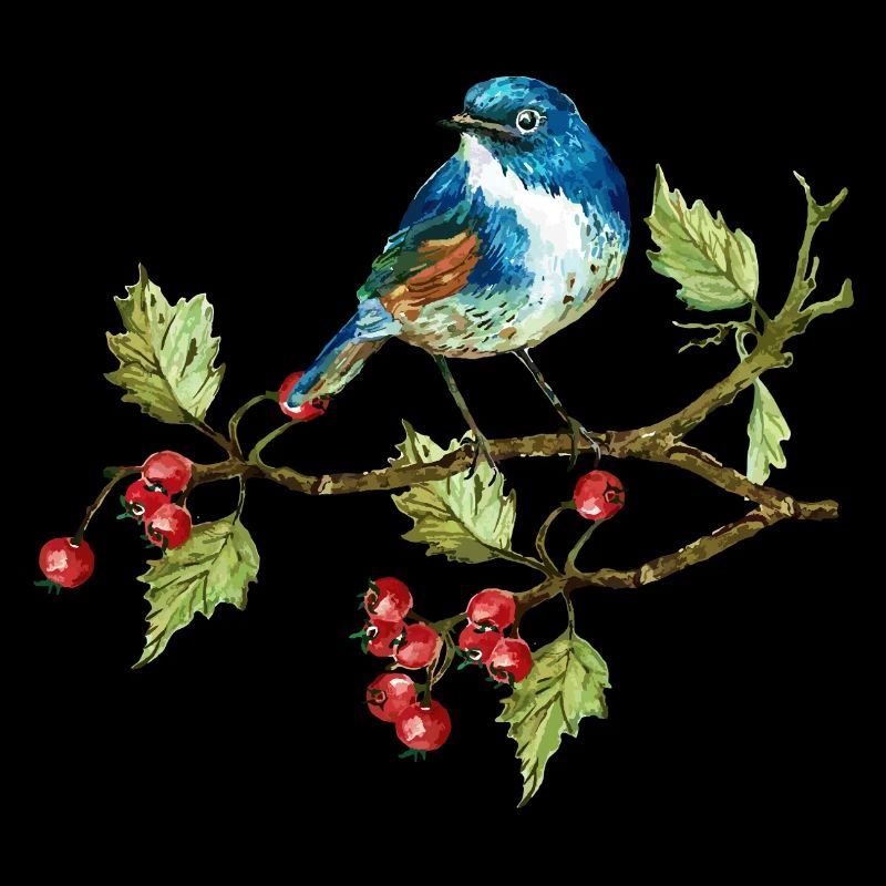 Bunter Vogel