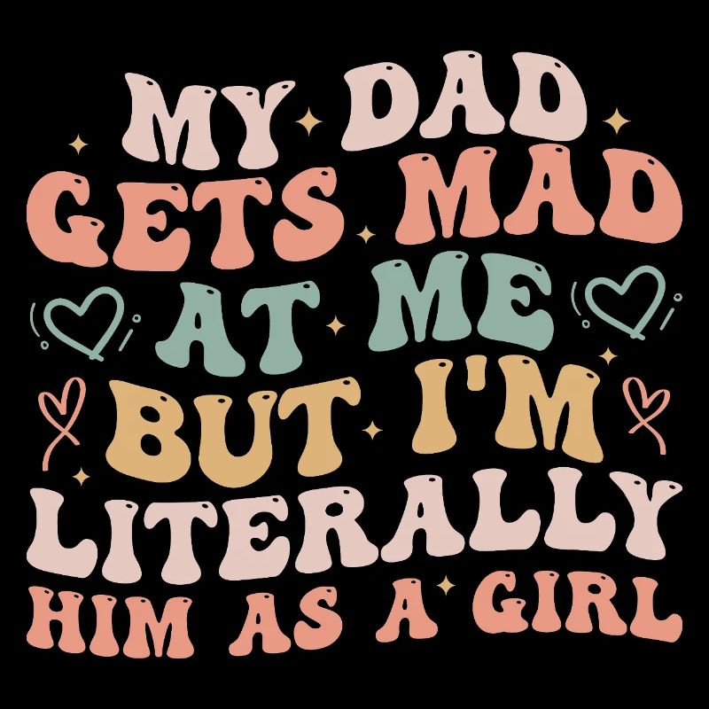 Papa wird sauer auf mich, aber ich bin buchstäblich er als Mädchen