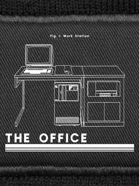 Retro Desk Silhouette