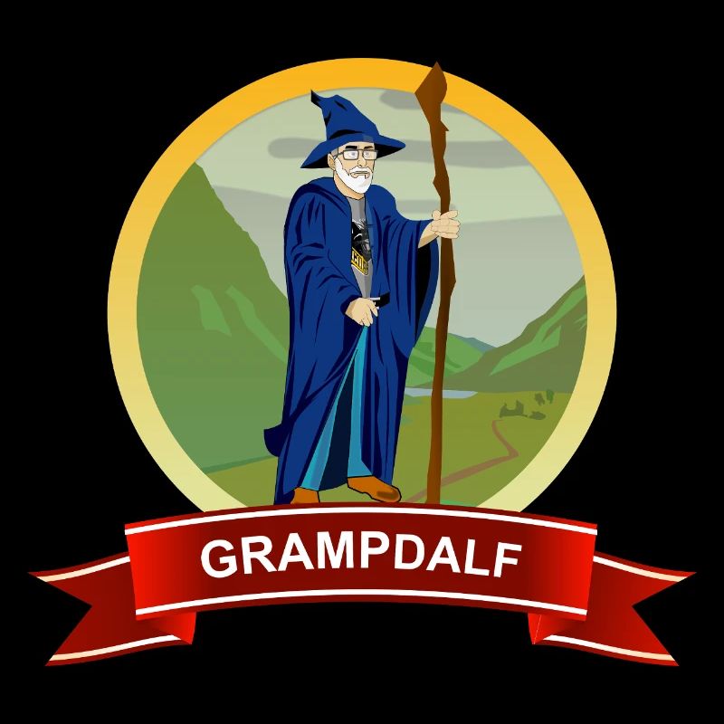 Grampdalf Wizard Crest