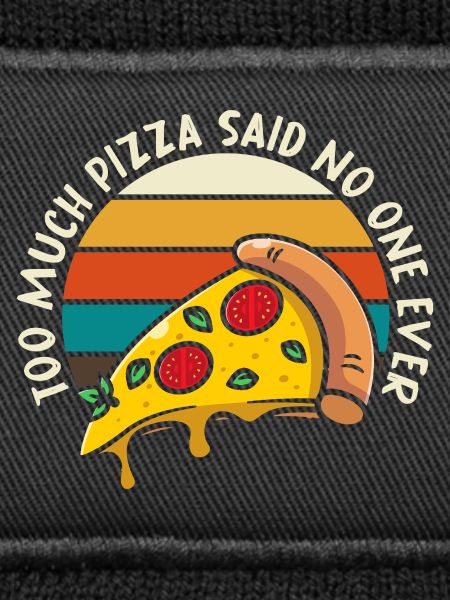 Pizza Meme Retro Sunset