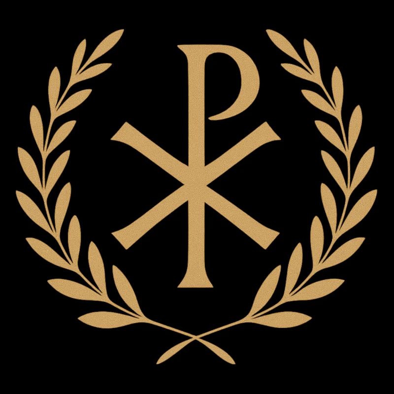 Chi-Rho Kranz Symbol