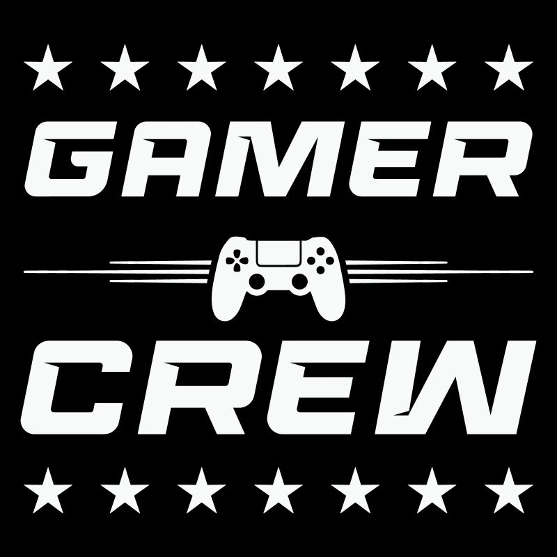Logo Gamer Crew imprimé
