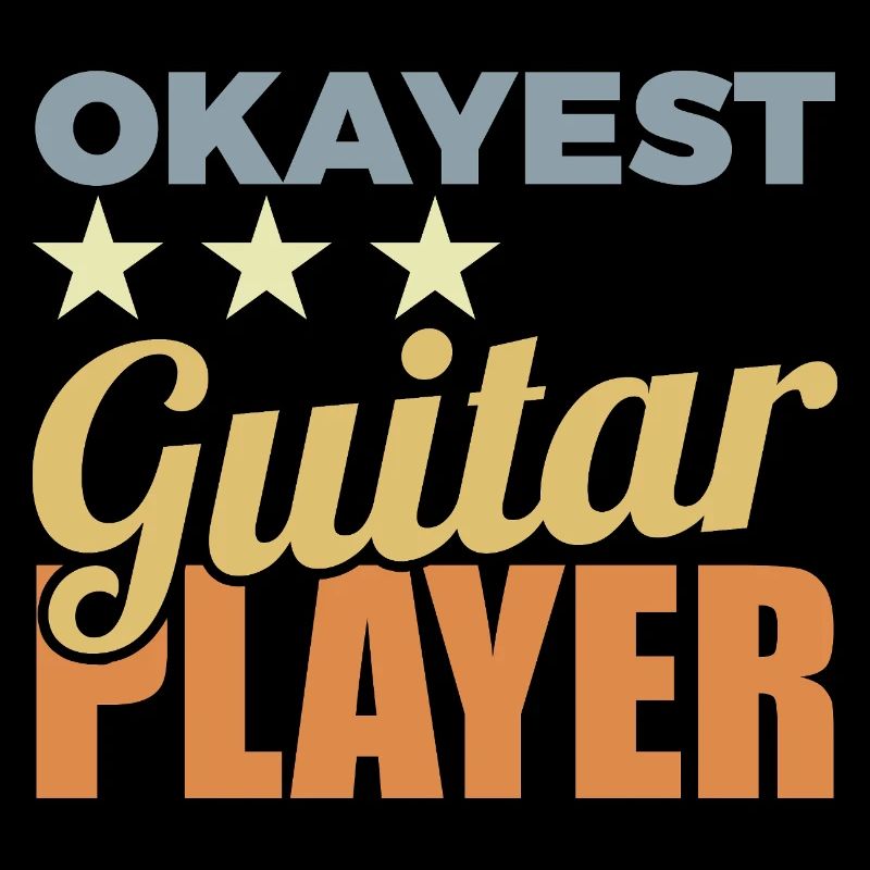 Durchschnittlicher Gitarrenspieler