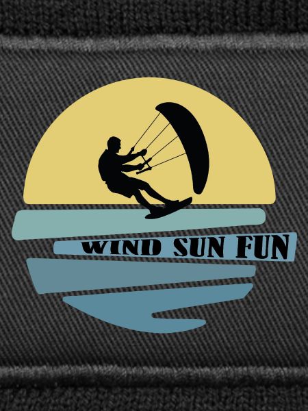 Wind Sun Fun Kitesurfer