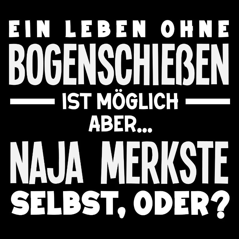 Ich gehe Bogenschießen