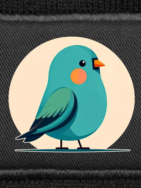 Petit oiseau vert-bleu