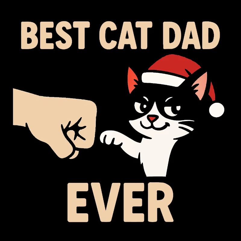 Christmas Gift for Cats Dad's Best Cat Dad