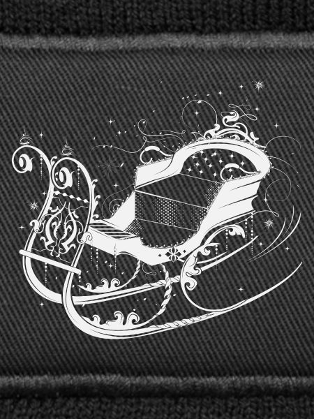 Eleganter Winter-Schlitten Ornamente