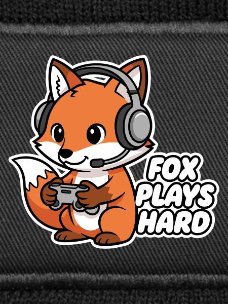 Fuchs mit Headset Spielheld